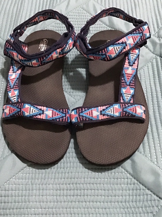 Canyon River Blues Shoes - Canyon River Blues Sandals with Pink & Blue Aztec Straps